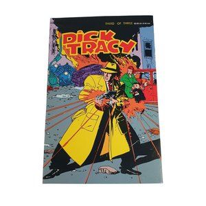 Dick Tracy 3 Hollywood Comic Book 1990 Collector Bagged Boarded